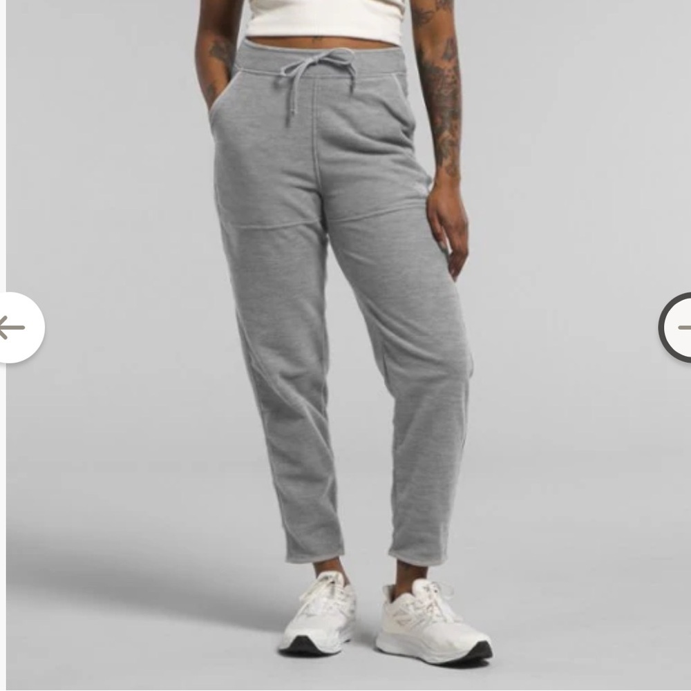 The North Face Heather Gray Fleece Pants - Picture 5 of 6